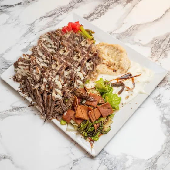 Veal Shawarma Platter