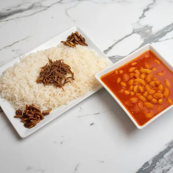 White Beans Stew with Rice