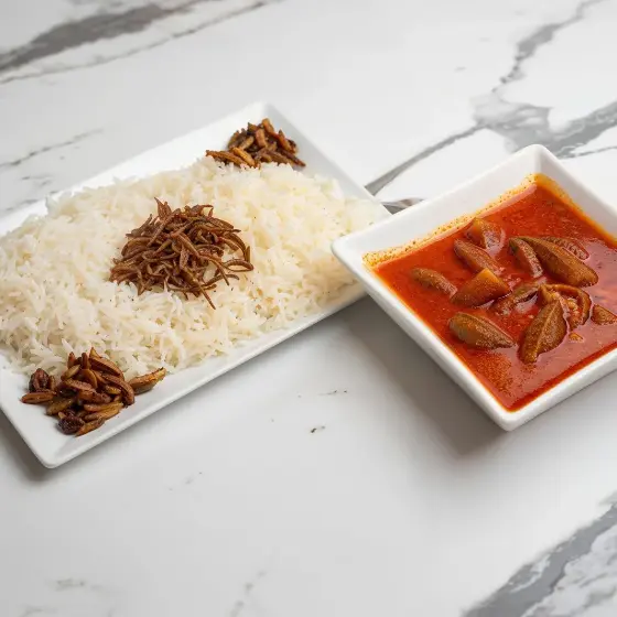 Okra Stew with Rice